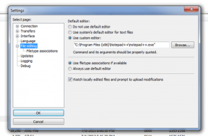 Read more about the article Change FileZilla Default Text Editor